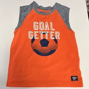 Champion Kids Orange and Gray Tank Top